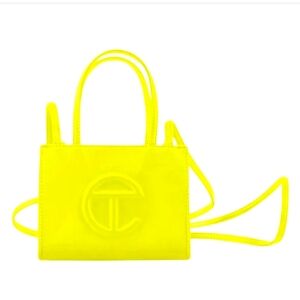 Telfar Small Shopping Bag  Highlighter Yellow NWT